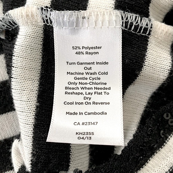 Talbots Stripe Sequin Sweater - Picture 10 of 10